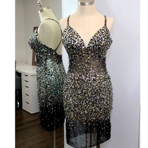 Stunning, Rhinestone, Sequin Dress Size 4